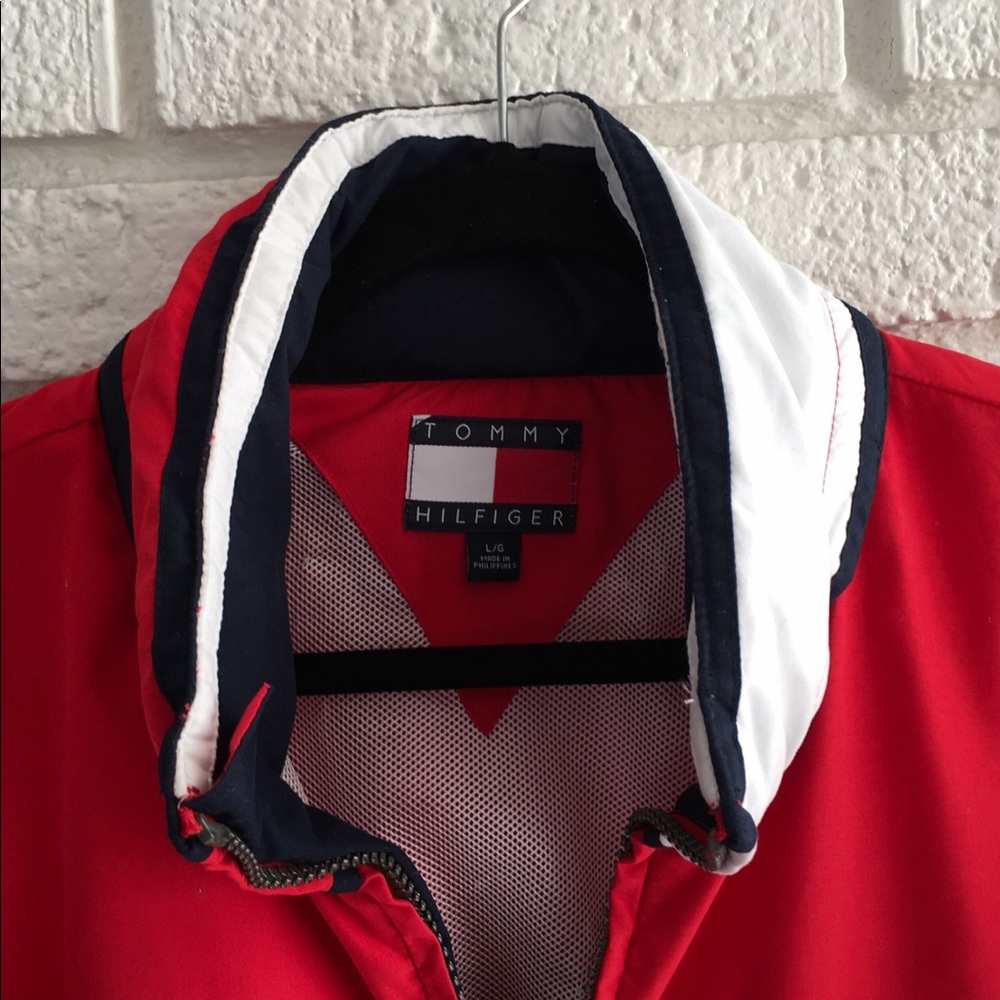 Vintage Tommy Hilfiger Jacket Coat Color Block - Picture 2 of 8